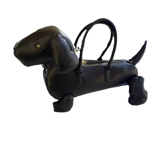 Cute Lovely Black Dog Handbag Luxury Famous  Bolsas Y2K Handbags For Women