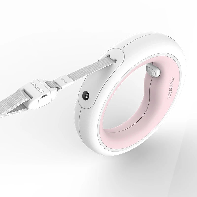 UFO 2 Retractable Dog Leash Ring Led lighting Flexible Pet collar Dog Puppy Traction Rope Belt Length 3m leash